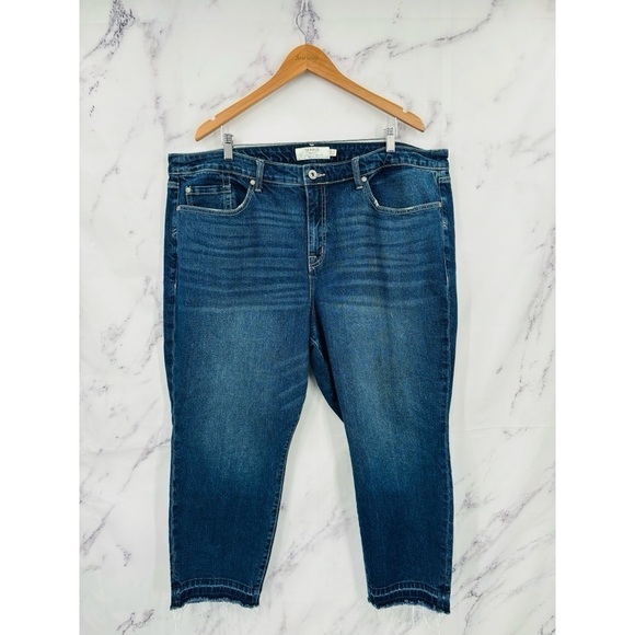 Torrid High Rise Straight Leg Denim Jeans - Picture 2 of 5